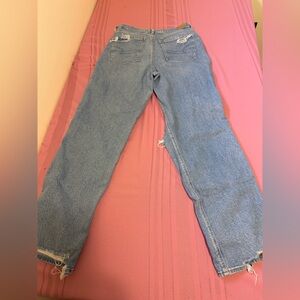 American Eagle Blue Distressed Jeans Size 14L